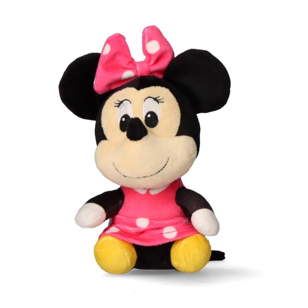 (Mis 0) DISNEY  Minnie – Portachiavi Peluche 12cm c/Bagclip…x12…x24